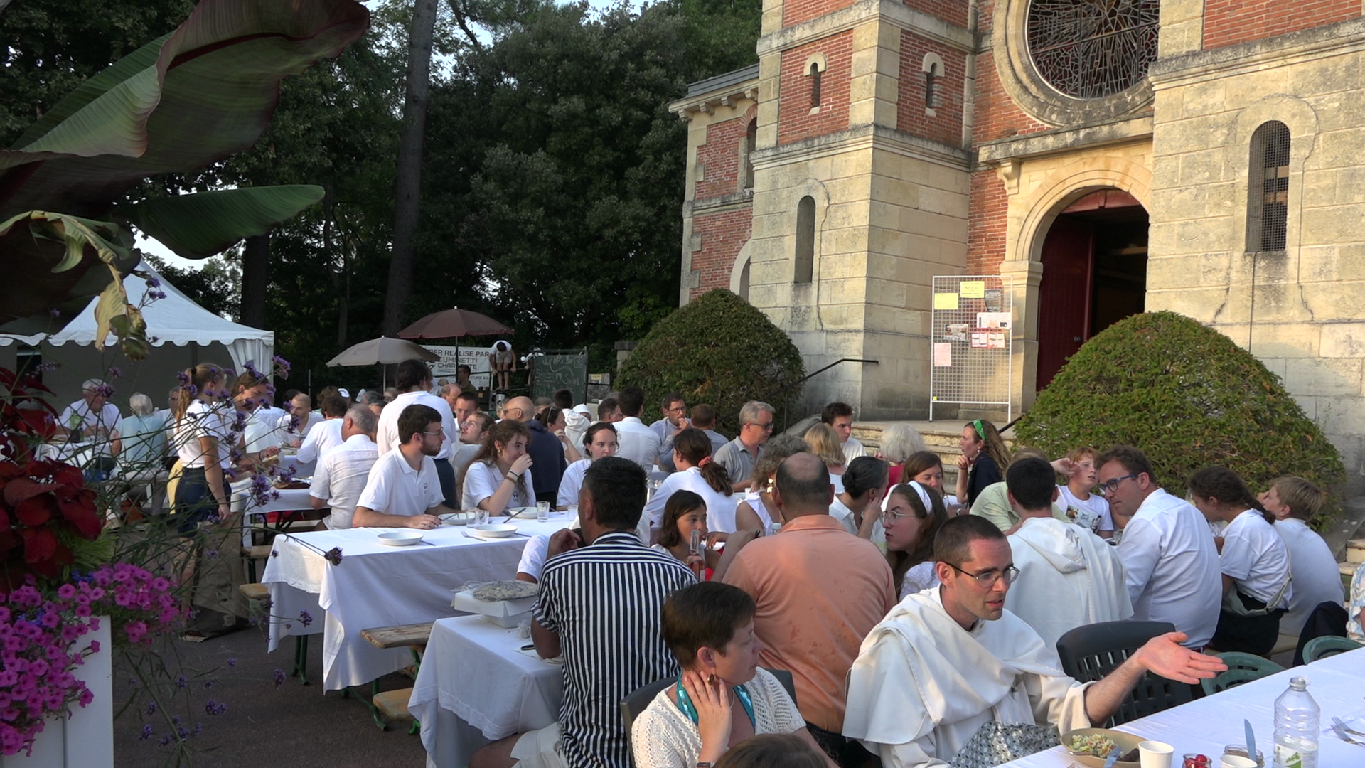 Le dîner des moines, grillades en plein air
